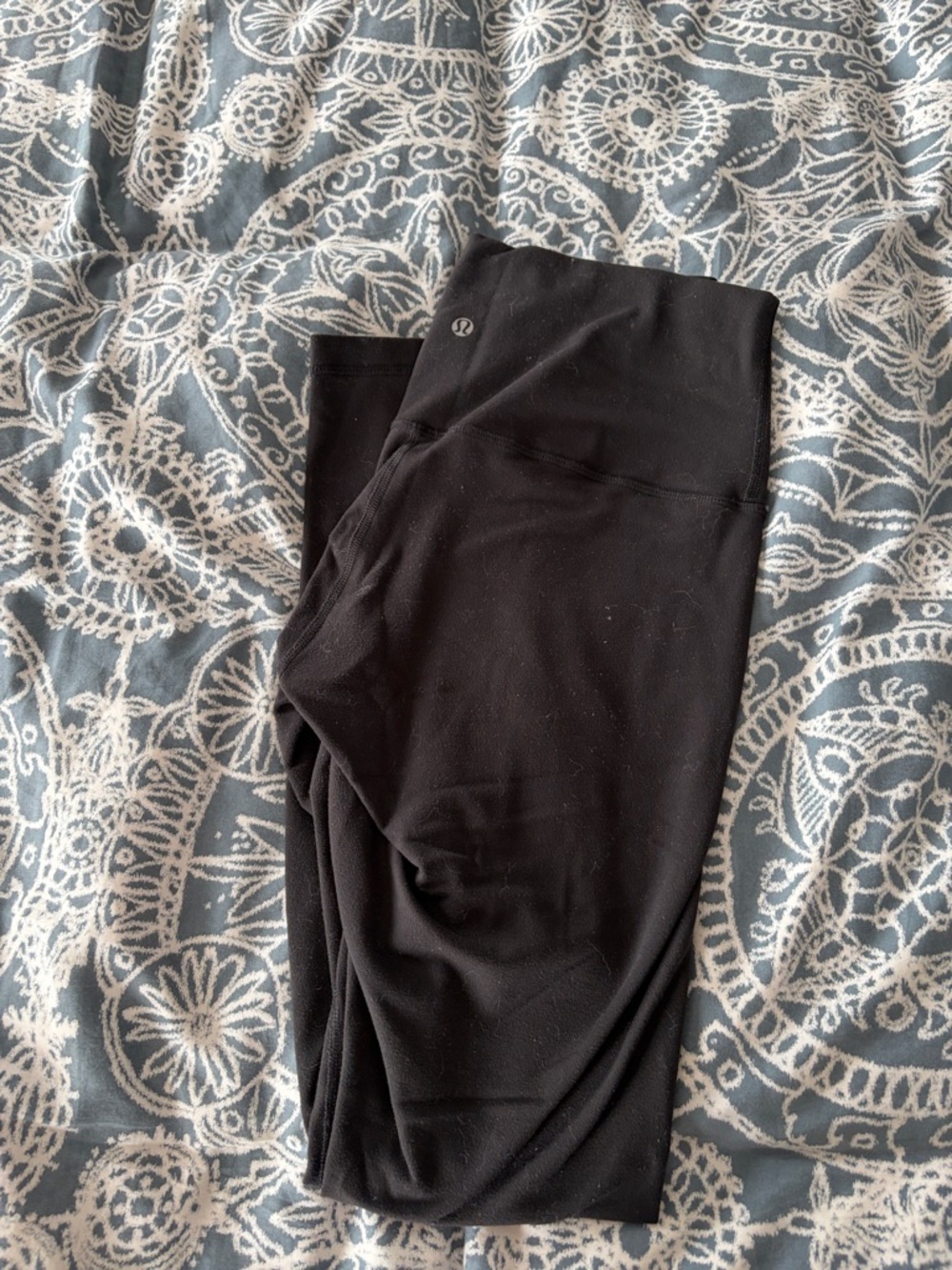 lululemon athletica Black Seamless Yoga Leggings